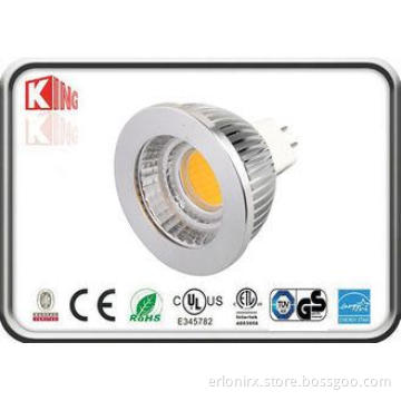 Warm white 5 Watt 80Ra 2700K Dimmable LED Spotlight for Mer